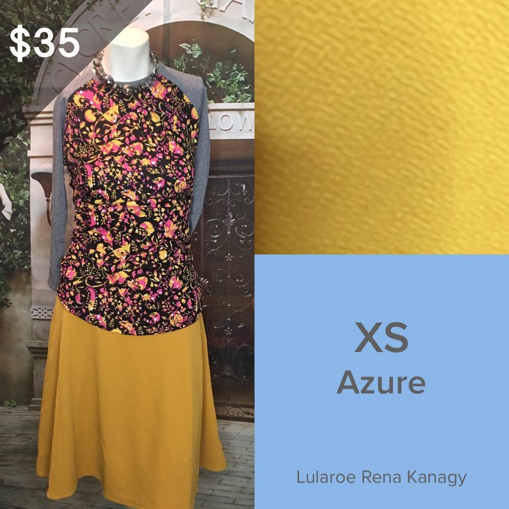 LuLaRoe Azure Skirt XS